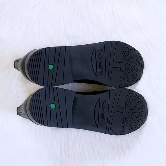 Timberland Women’s Mont Chevalier Mid Lace Up Black Leather Boots - Picture 7 of 7